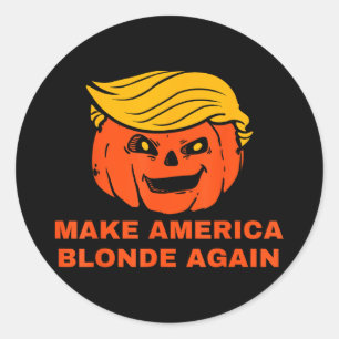 Make America Blonde Again _5  Classic Round Sticker