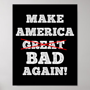Make America Byd Again Funny Trump Saying Happy 4t Poster