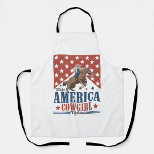Make America Cowgirl Again Apron