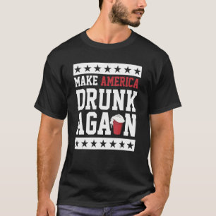Make America Drunk Again 2024 Drinking T-Shirt