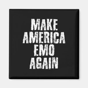 Make America Emo Again Funny Goth Us Gift Idea  Magnet