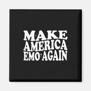Make America Emo Again Funny Goth Us Saying Magnet