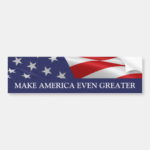 Make America Even Greater Trump 2020 Bumper Sticker
