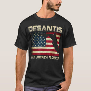 Make America Florida, DeSantis 2024 Election Vinta T-Shirt
