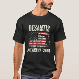 Make America Florida Desantis 2024 Election Vintag T-Shirt