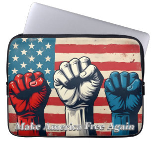 Make America Free Again Artwork Laptop Sleeve