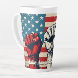 Make America Free Again Artwork Latte Mug