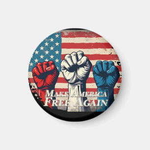 Make America Free Again Artwork Magnet