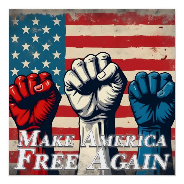 Make America Free Again Artwork Poster (Front)