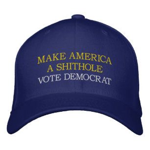 Make America , funny anti Biden Pro Trump 2024 Embroidered Hat