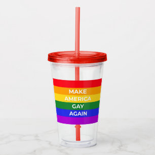Make America Gay Again Acrylic Tumbler