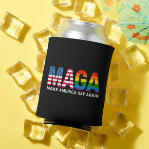 Make America Gay Again Gay Pride 2025 LGBTQ+ Can Cooler