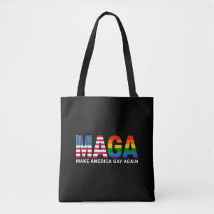 Make America Gay Again Gay Pride 2025 LGBTQ+  Tote Bag