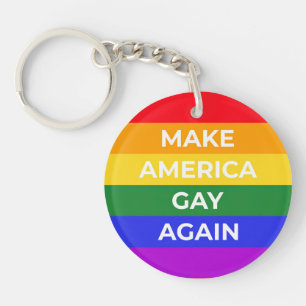 Make America Gay Again Key Ring
