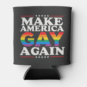 Make America Gay Again LGBT Pride Month Can Cooler