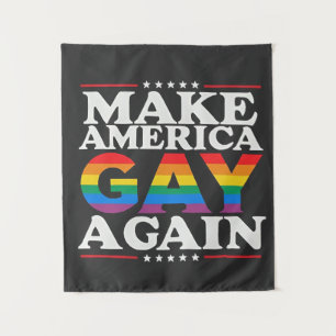 Make America Gay Again LGBT Pride Month  Tapestry