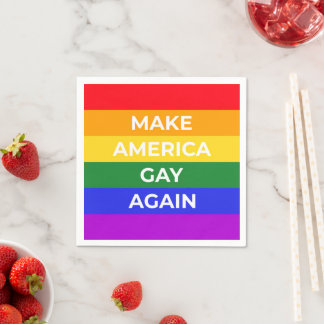 Make America Gay Again Napkin