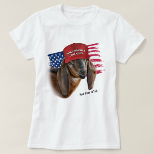 Make America GOAT Again Nubian Kid Goat T-Shirt