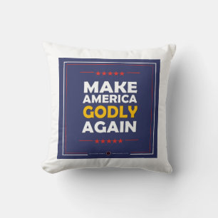 Make America Godly Again Cushion