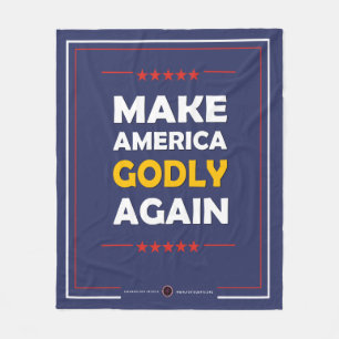 Make America Godly Again Fleece Blanket