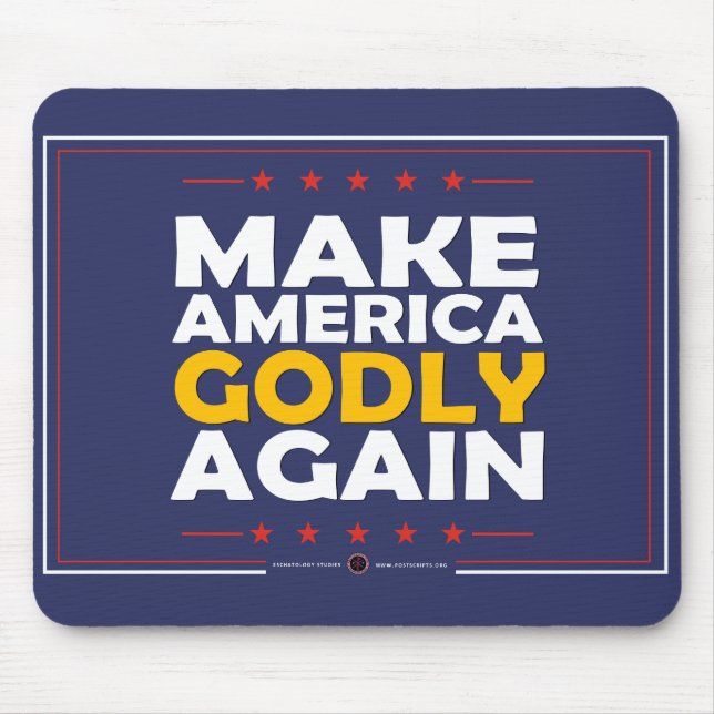 Make America Godly Again Mouse Pad (Front)