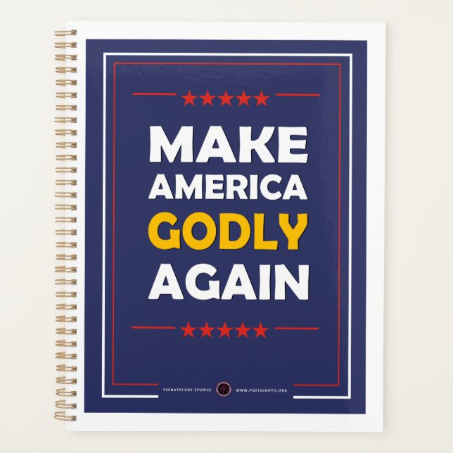 Make America Godly Again Planner (Front)