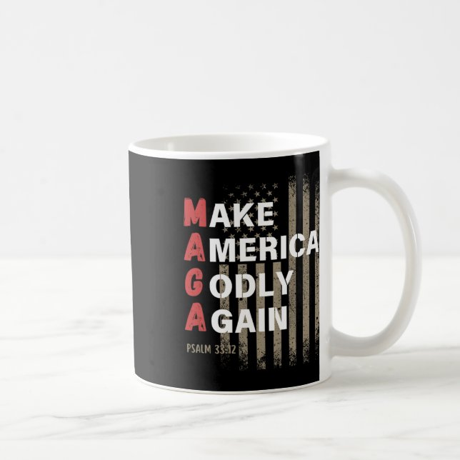 Make America Godly Again Psalm 33  Coffee Mug (Right)