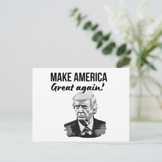Make America Great Again 2024 Postcard (Standing Front)
