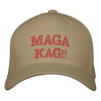 Make America Great Again and Keep America Great Embroidered Hat