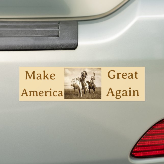 Make America Great Again Bumpersticker Bumper Sticker (On Car)