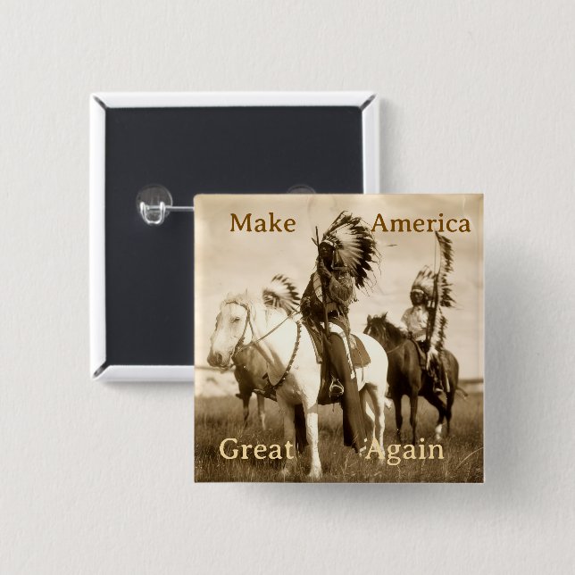 Make America Great Again Button (Front & Back)
