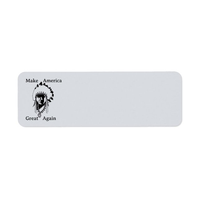 Make America Great Again Return Address Label (Front)