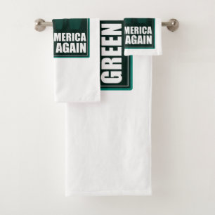 Make America Green Again Bath Towel Set