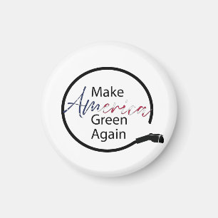 Make America Green Again Electric Vehicle Charger Magnet