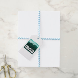Make America Green Again Gift Tags