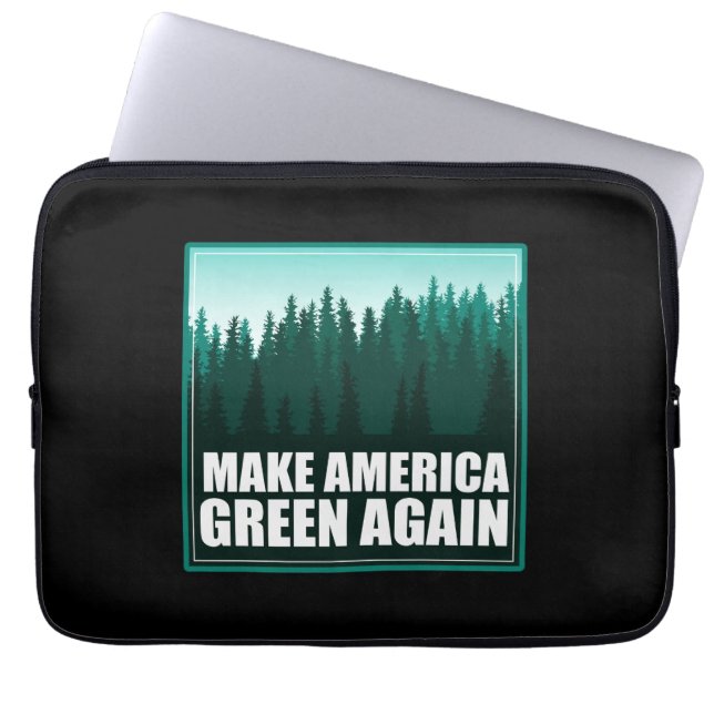 Make America Green Again Laptop Sleeve (Front)