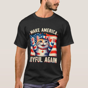 Make America Joyful Again Cat Ladies Kamala Harris T-Shirt