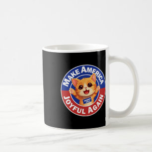 Make America Joyful Again Harris 2024 Cat Lady  Coffee Mug