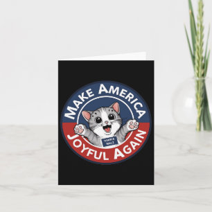 Make America Joyful Again Harris Wallz 2024 Card