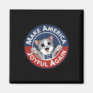 Make America Joyful Again Harris Wallz 2024 Magnet