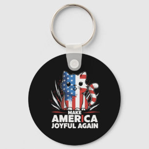 Make America Joyful Again Harris Wheimer Joyful Wa Key Ring