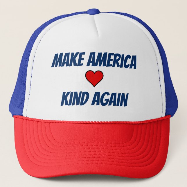 Make America Kind Again Baseball Hat (Front)