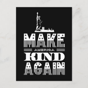 Make America Kind Again Protest is Patriotic Postcard