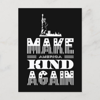 Make America Kind Again Protest is Patriotic Postcard