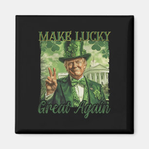 Make America Lucky Again Trump Beer Shamrock St Pa Magnet