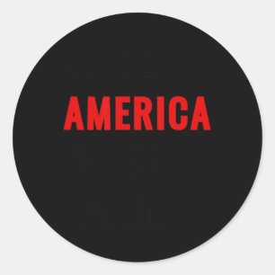 Make America Normal Again  Classic Round Sticker