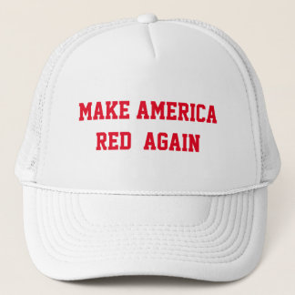 MAKE AMERICA RED AGAIN TRUCKER HAT