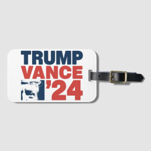 Make America Safe Again Trump Vance 2024 MAGA Luggage Tag