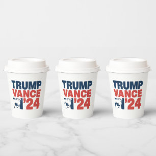 Make America Safe Again Trump Vance 2024 MAGA Paper Cups