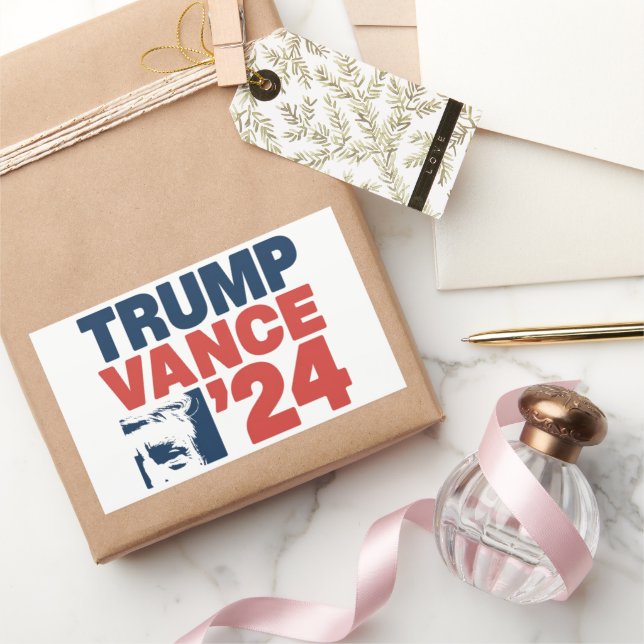 Make America Safe Again Trump Vance 2024 MAGA  Rectangular Sticker (Gifting)